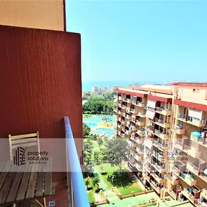801 Estudio En Minerva Apartamentos. Vista Al Mar Y Montaña. Piscina Y Playa. Excelente Wifi. Apartamento Benalmádena